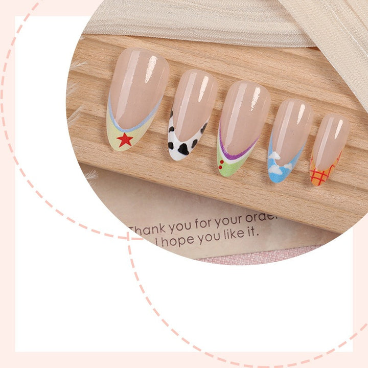 Creative nail art set with colorful designs Bowlift