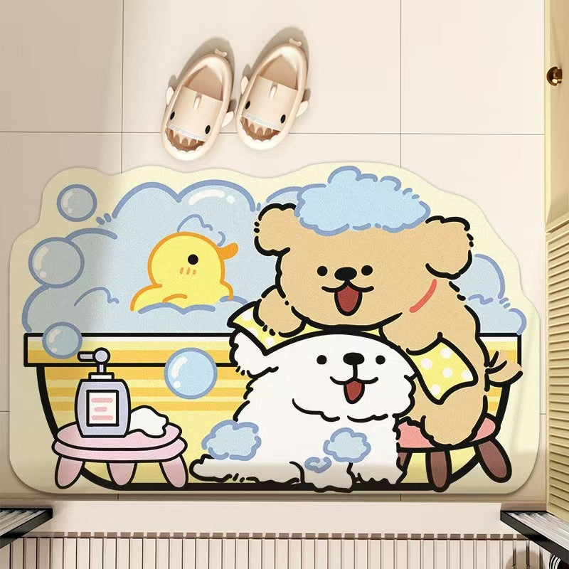 Cartoon Bath Mat Bowlift