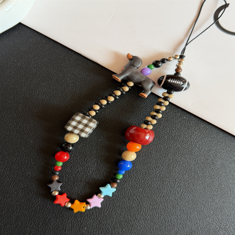Creative Themed Beaded Eyewear Holder Bowlift