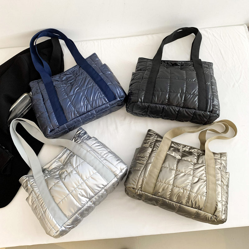 Stylish Puffer Tote Bag Bowlift