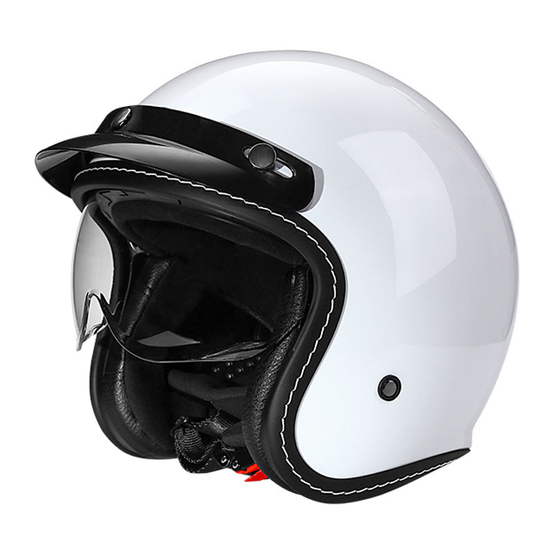 Stylish Open-Face Motorcycle Helmet Bowlift