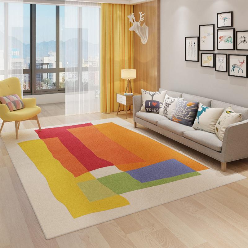 Geometric Pattern Area Rug Bowlift