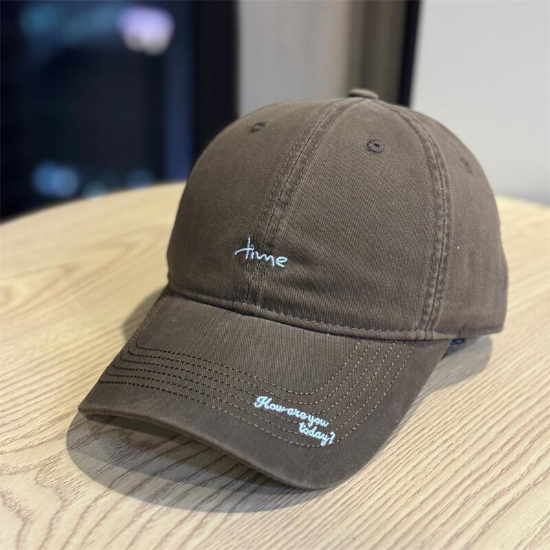 Women's Casual Embroidered Adjustable Cap Bowlift