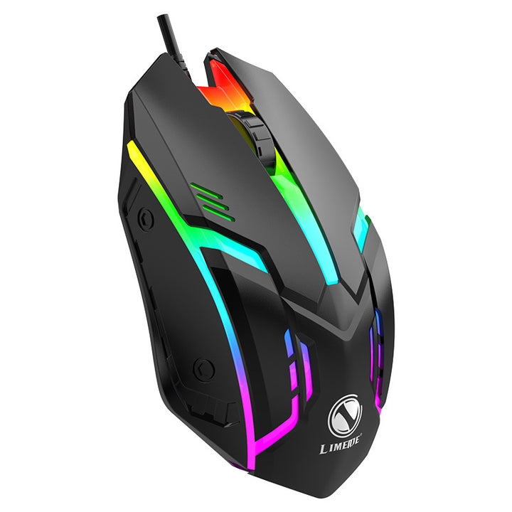 High-Performance Gaming Mouse with Customizable RGB Lighting Bowlift