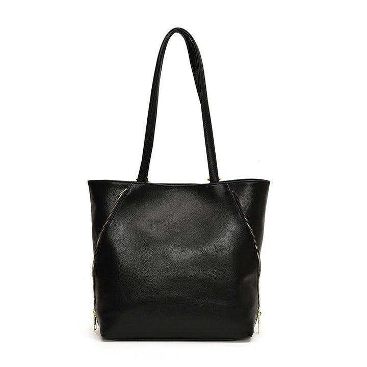 Elegant Faux Leather Tote Bag Bowlift
