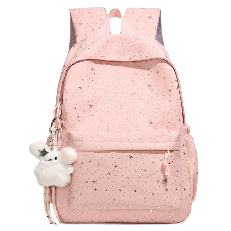 Starry Print Fashion Backpack Bowlift