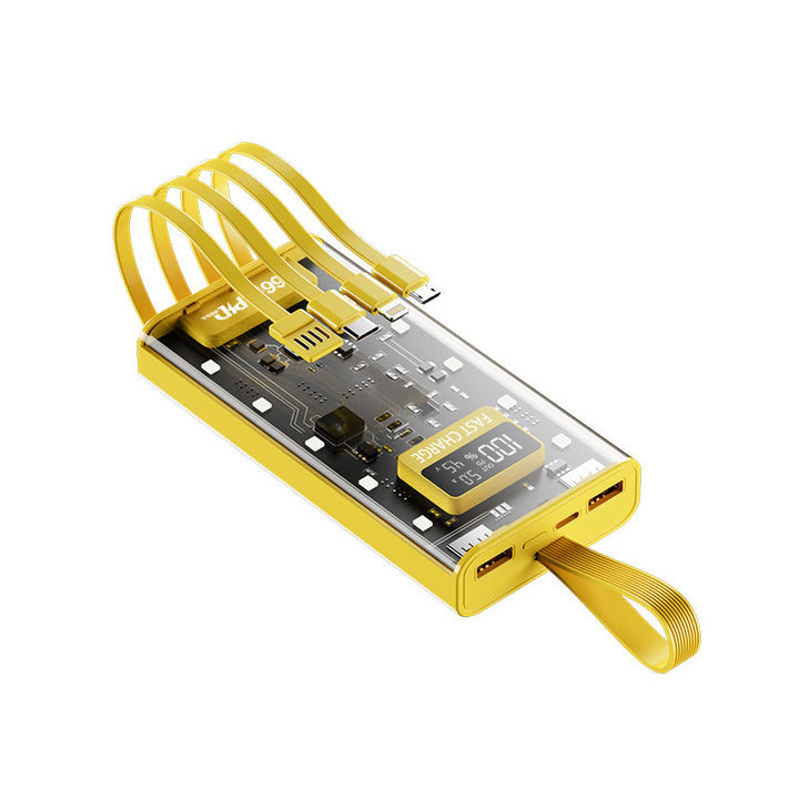 Portable power bank with powerful fast charging technology and intelligent battery level display Bowlift