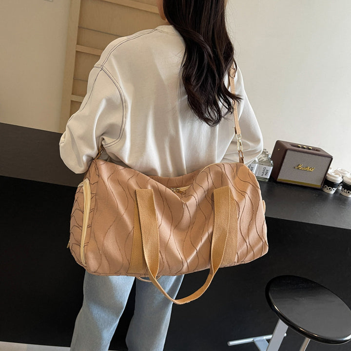 Elegant Embroidered Sports Duffel Bag Bowlift