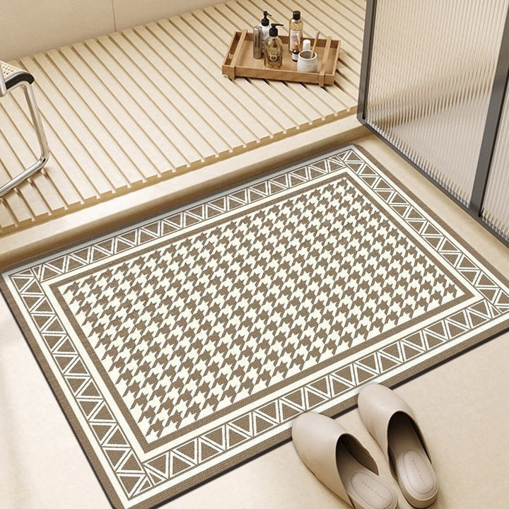 Geometric Slip-Resistant Door Mat Bowlift