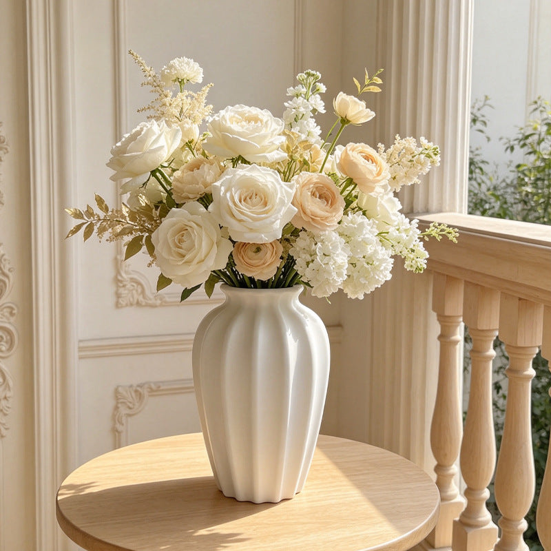 Sculptural Textured Decorative Vase Bowlift