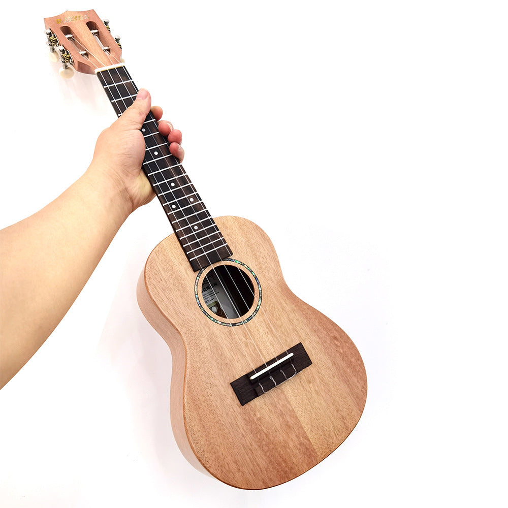 Premium Acoustic Ukulele with Mahogany Body Bowlift