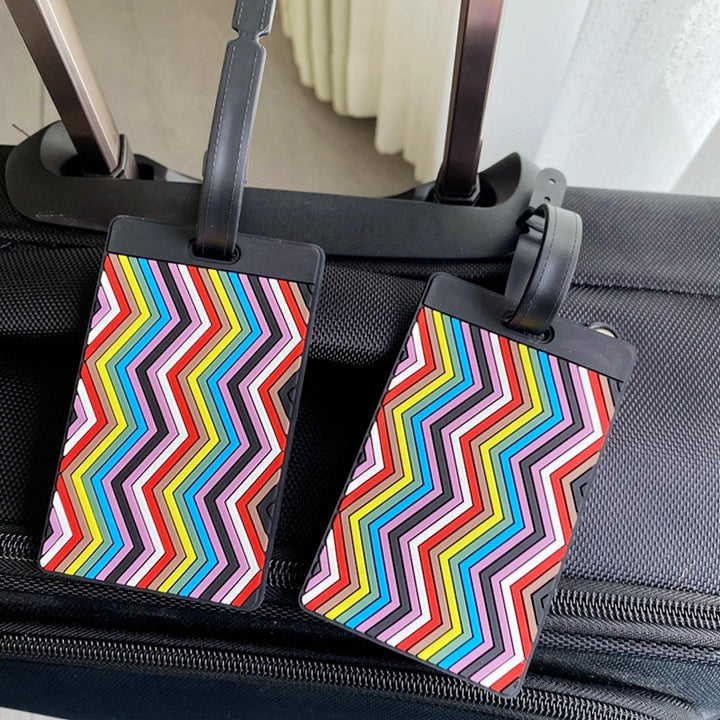 Vibrant Patterned Luggage Tag Bowlift
