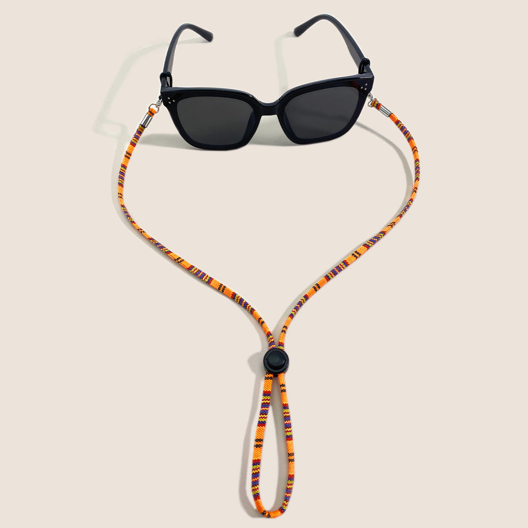 Decorative Patterned Eyewear Retention Strap Bowlift