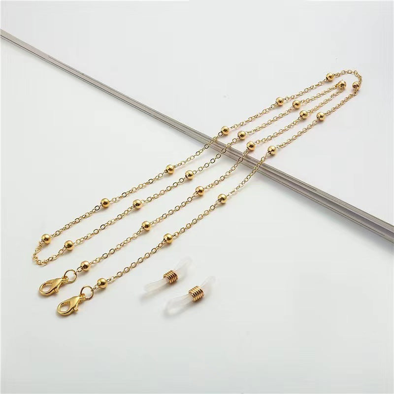 Chic Beaded Eyewear Chain Bowlift