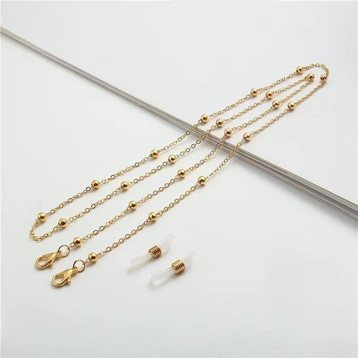 Chic Beaded Eyewear Chain Bowlift