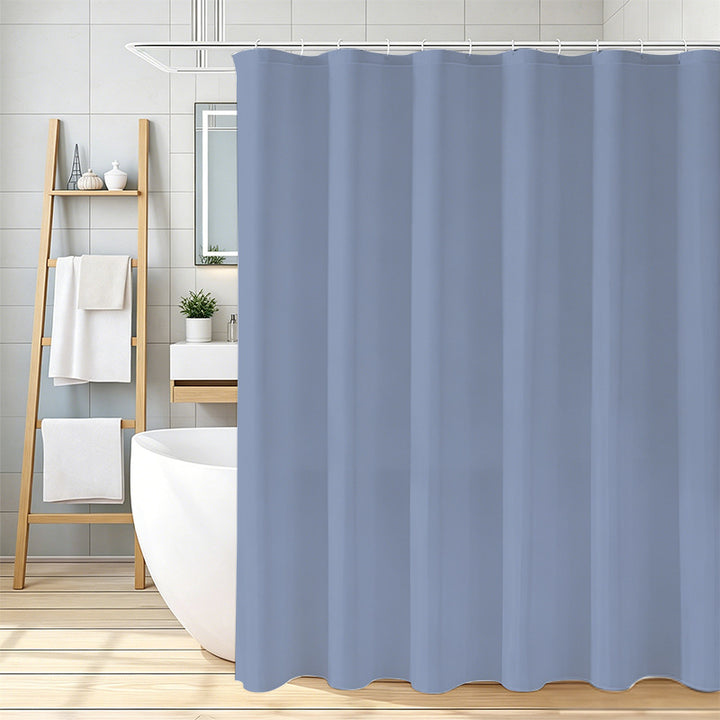 Waterproof Fabric Shower Curtain Bowlift