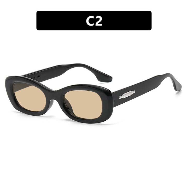 Women's fashionable sunglasses in trendy retro style with UV protection Bowlift