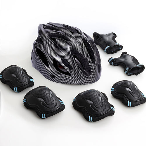 Multi-Protection Cycling Helmet and Pad Set Bowlift