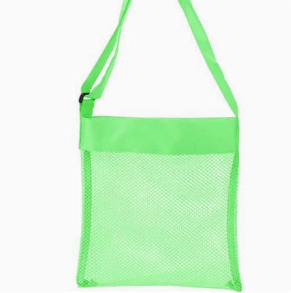 Versatile Beach Bag In Airy Mesh Design Bowlift