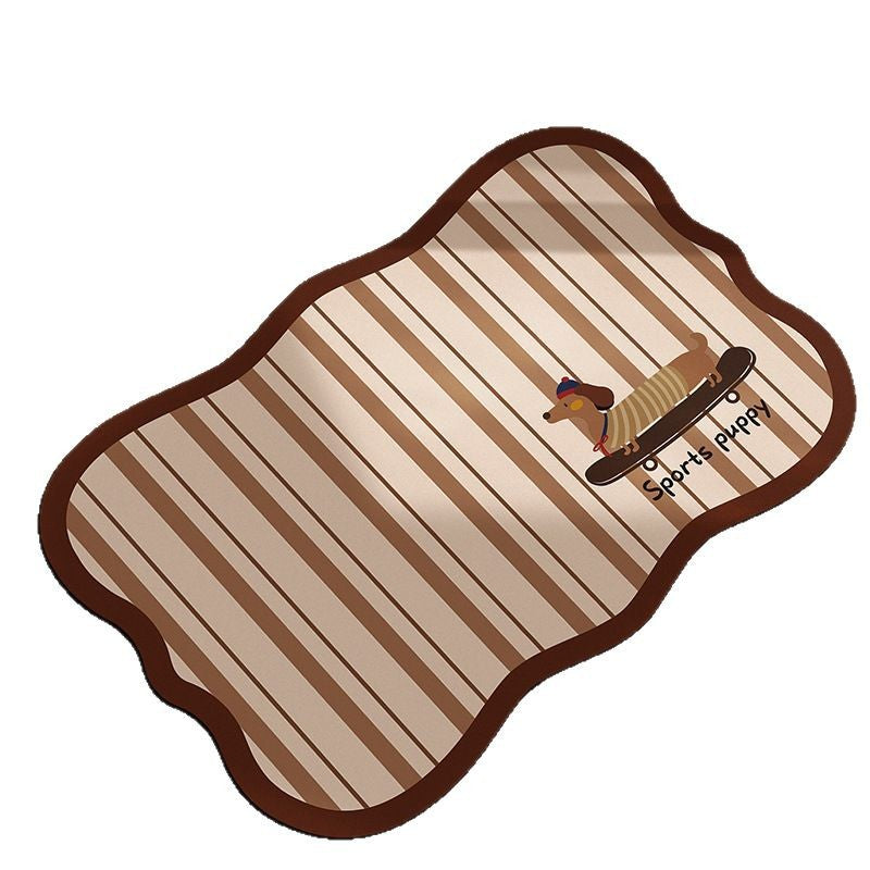 Cute Panda-Themed Bath Mat Bowlift