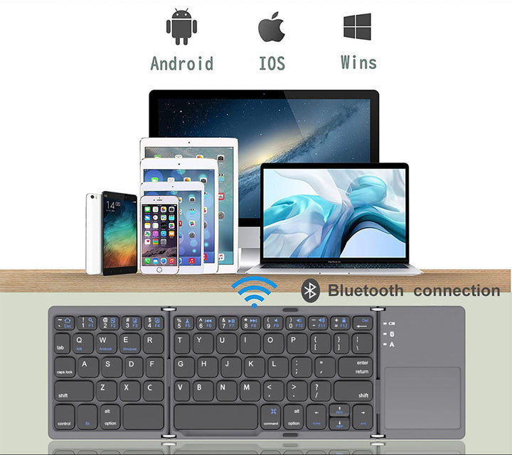 Compact Folding Keyboard Bowlift