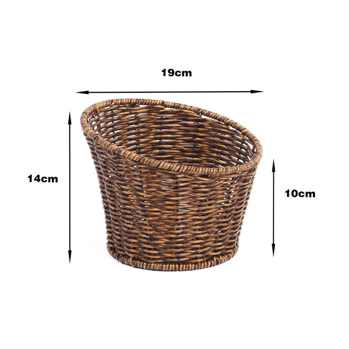 Artisan Woven Decorative Storage Basket Bowlift