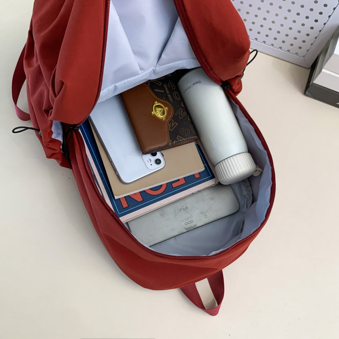 Backpack with High-Quality Craftsmanship and Cute Teddy Pendant Bowlift