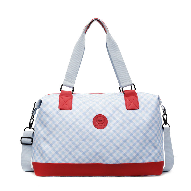 Sporty Travel Bag With Durable Surface Bowlift