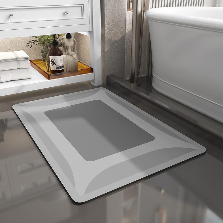 Absorbent Textured Bath Mat Bowlift