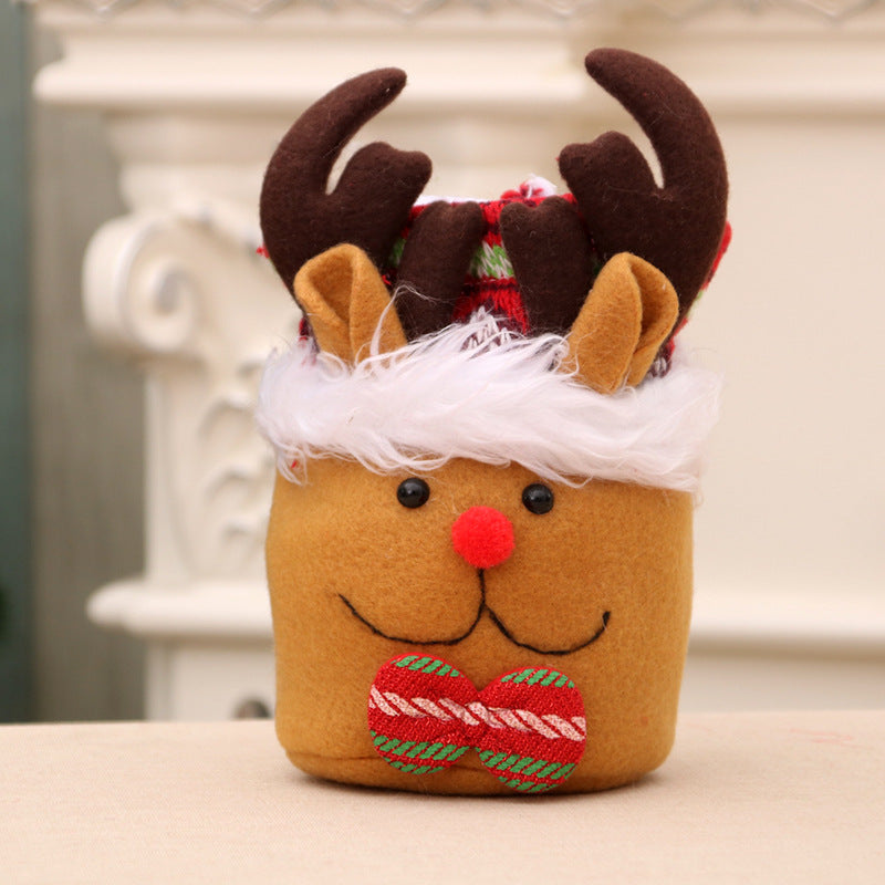 Decorative Santa-Themed Figurine Bowlift