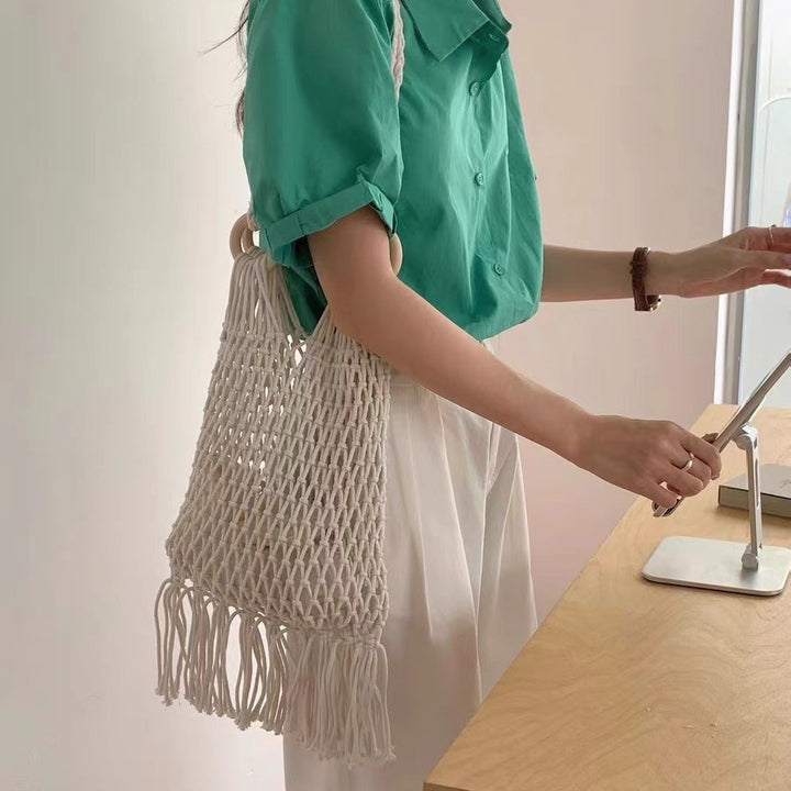 Handmade Macrame Bag Bowlift