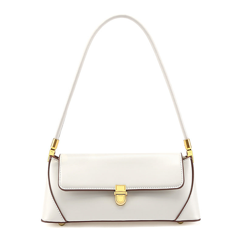 Structured Leather Handbag Bowlift