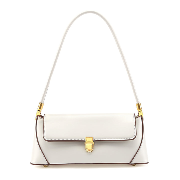 Structured Leather Handbag Bowlift
