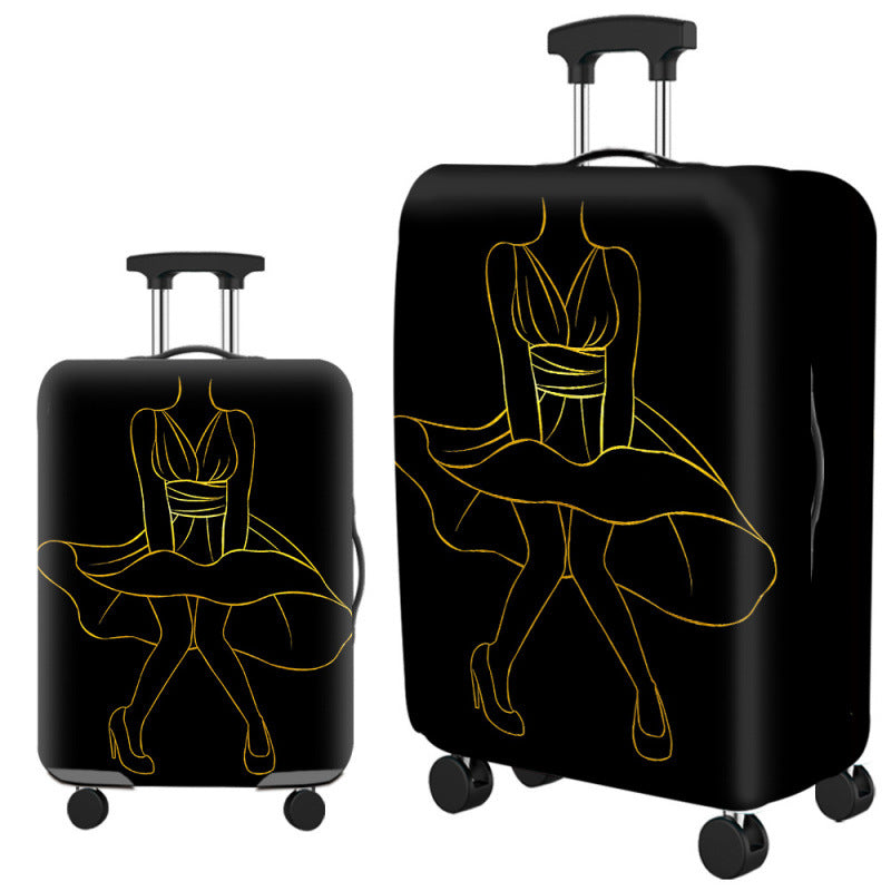 Artistic Travel Hard Shell Suitcase Bowlift