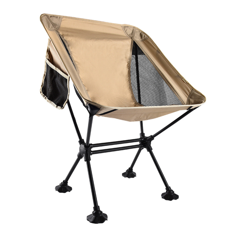 Portable Camping Chair With Suspension And Breathable Mesh Bowlift