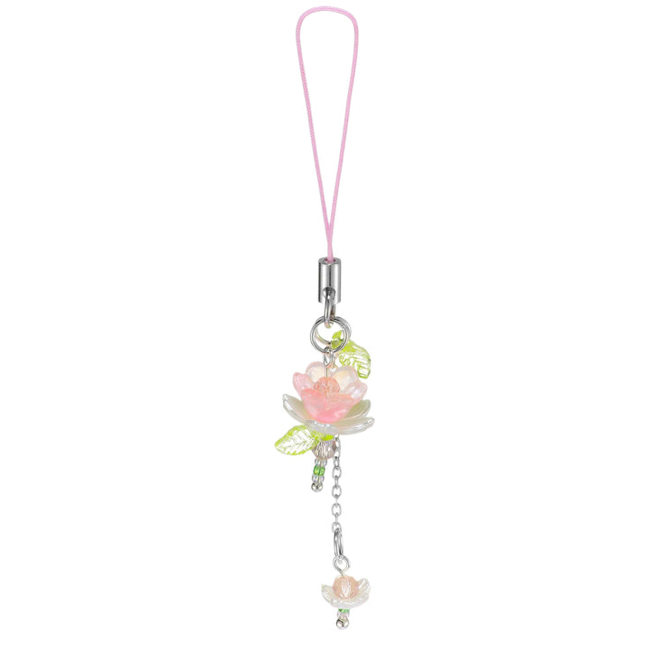 Decorative Floral Charm Keychain Bowlift