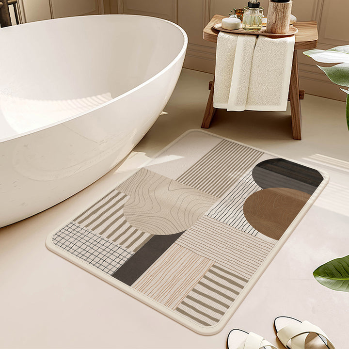 Abstract Geometric Bath Mat