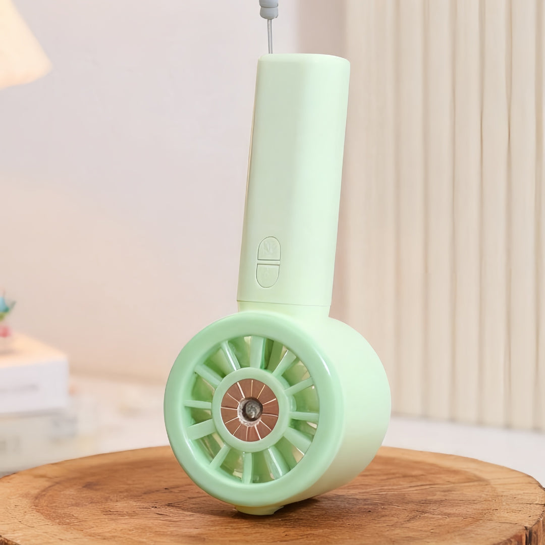 Ladies portable mini hand fan with spray function Bowlift