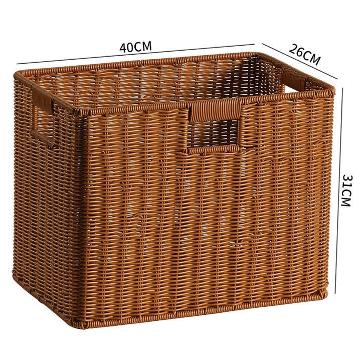 Rectangular Woven Storage Bin Bowlift