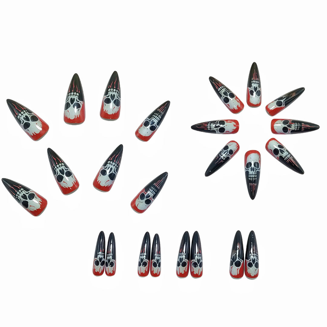 Halloween themed artificial nails Bowlift