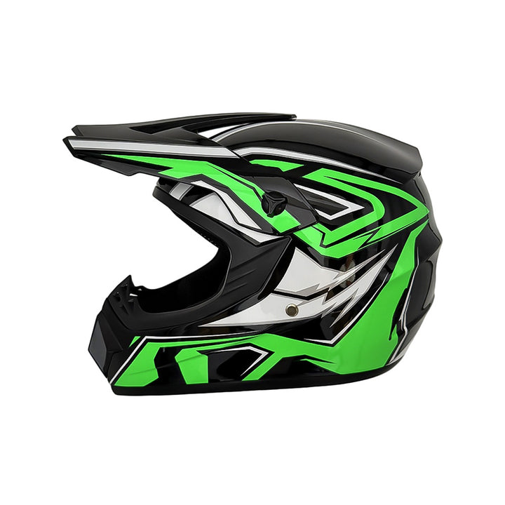 full-face motocross helmet with extended visor and reinforced chin guard Bowlift
