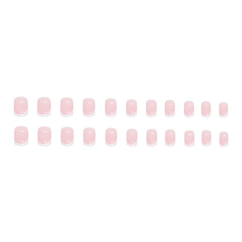 Elegant French Tip Press-On Nail Set