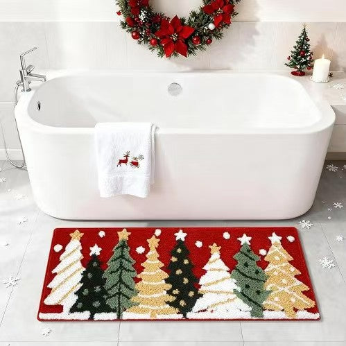 Whimsical Gnome-Themed Bath Mat Bowlift