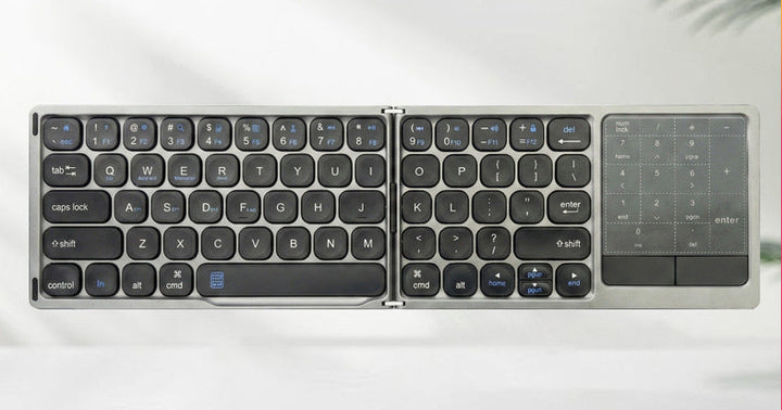 Portable Bluetooth Folding Keyboard Bowlift