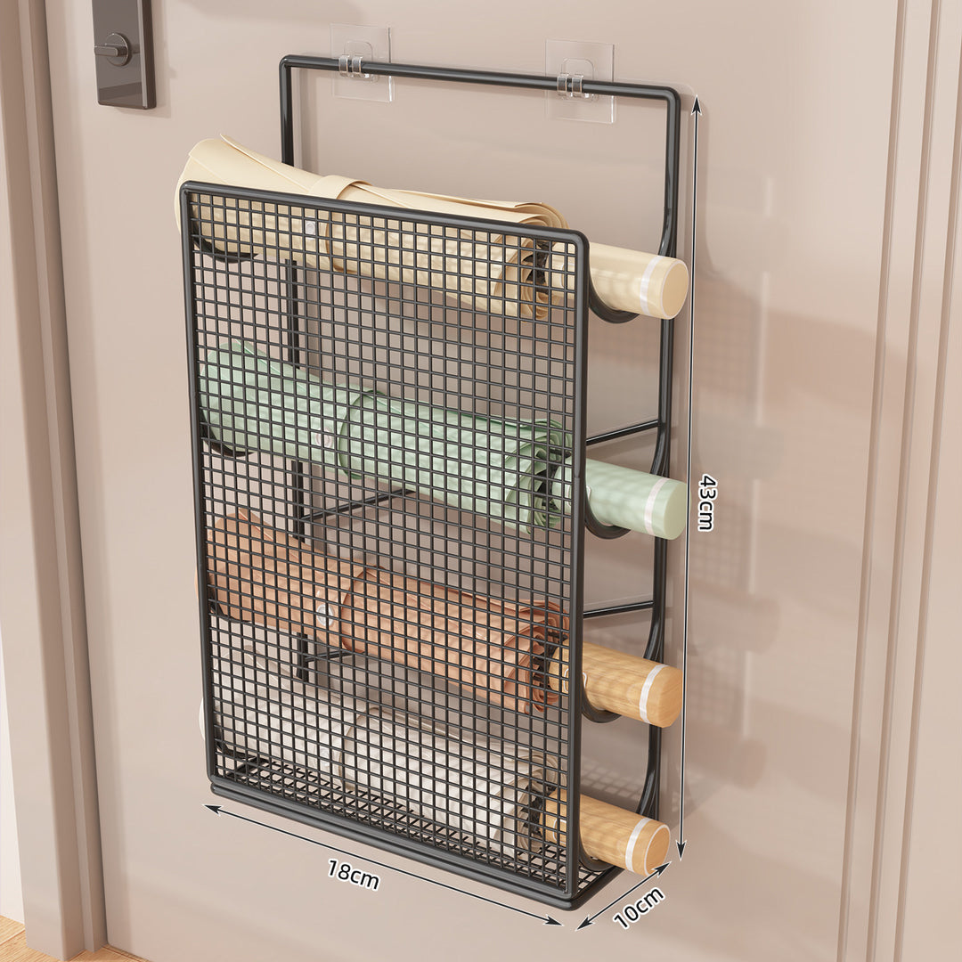 Wall-Mounted Rolled Paper Organizer Bowlift