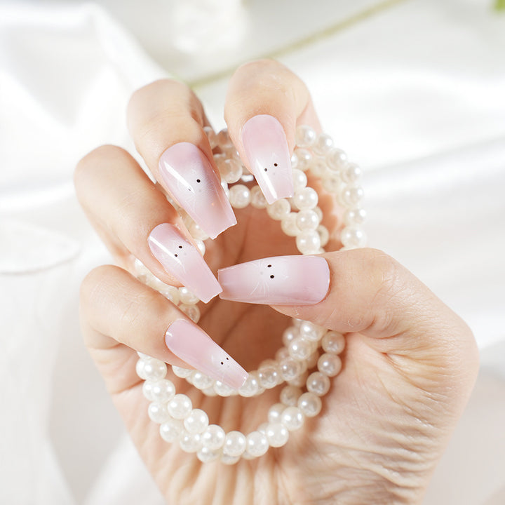 Unique Artistic Press-On Nail Design Bowlift