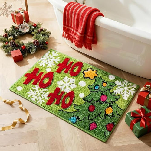Whimsical Gnome-Themed Bath Mat Bowlift