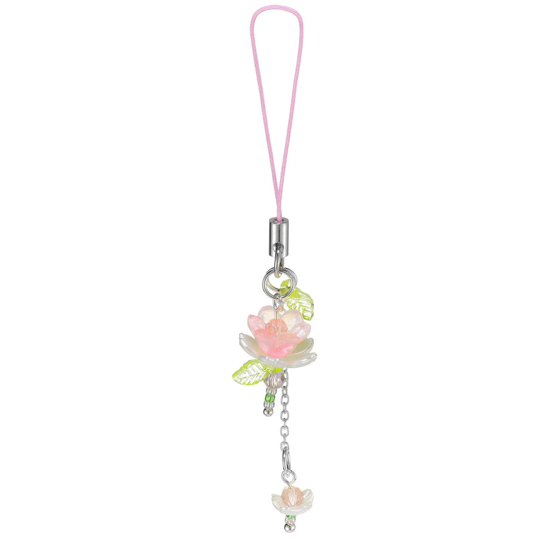 Decorative Floral Charm Keychain Bowlift