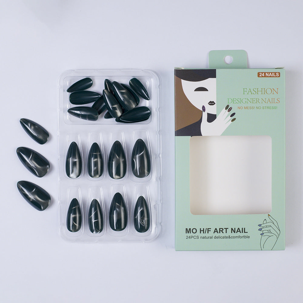 Artificial nails with elegant pointed design Bowlift