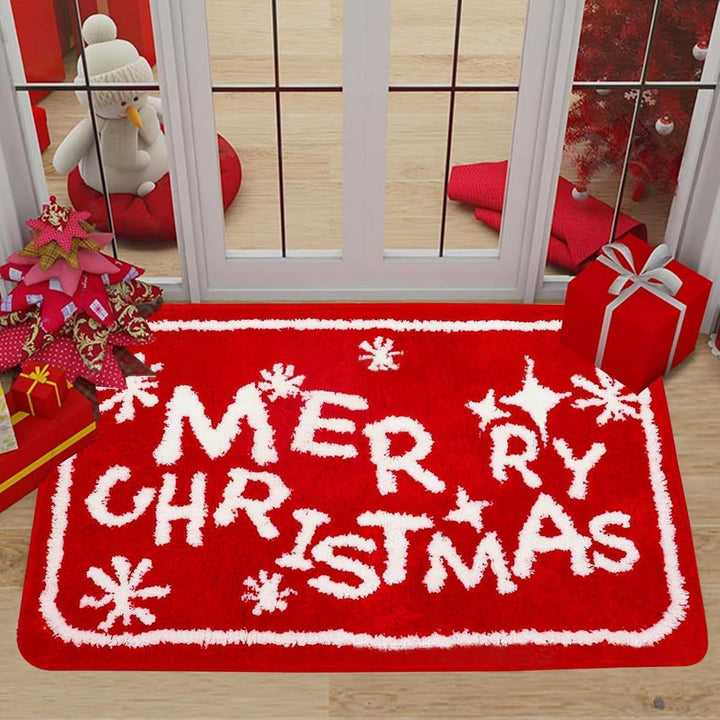 Festive Holiday Welcome Mat Bowlift
